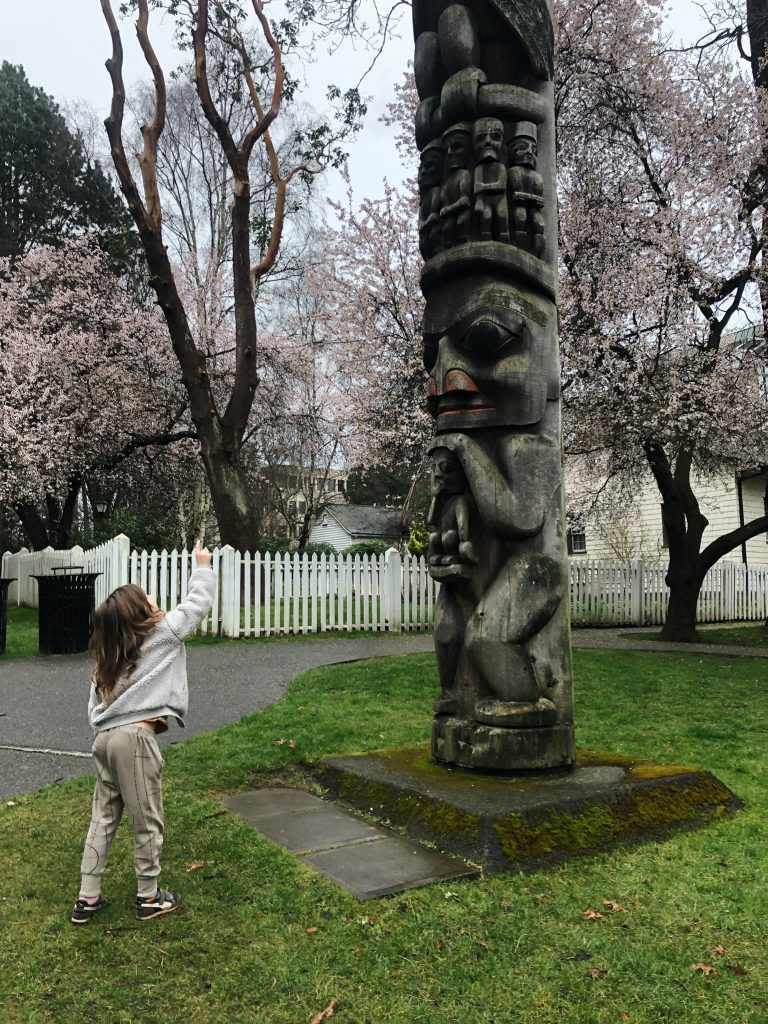 Family Travel Victoria BC Canada Totem Museum